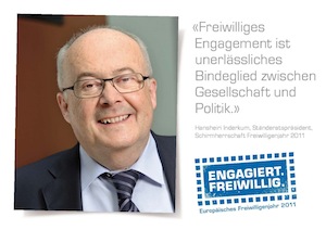 freiwillig, engagiert